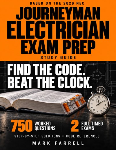 Cover of Journeyman Electrician Exam Prep Study Guide